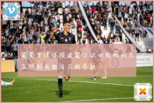 葡萄牙媒体报道葡体欲回购帕利尼亚热刺或激活买断条款